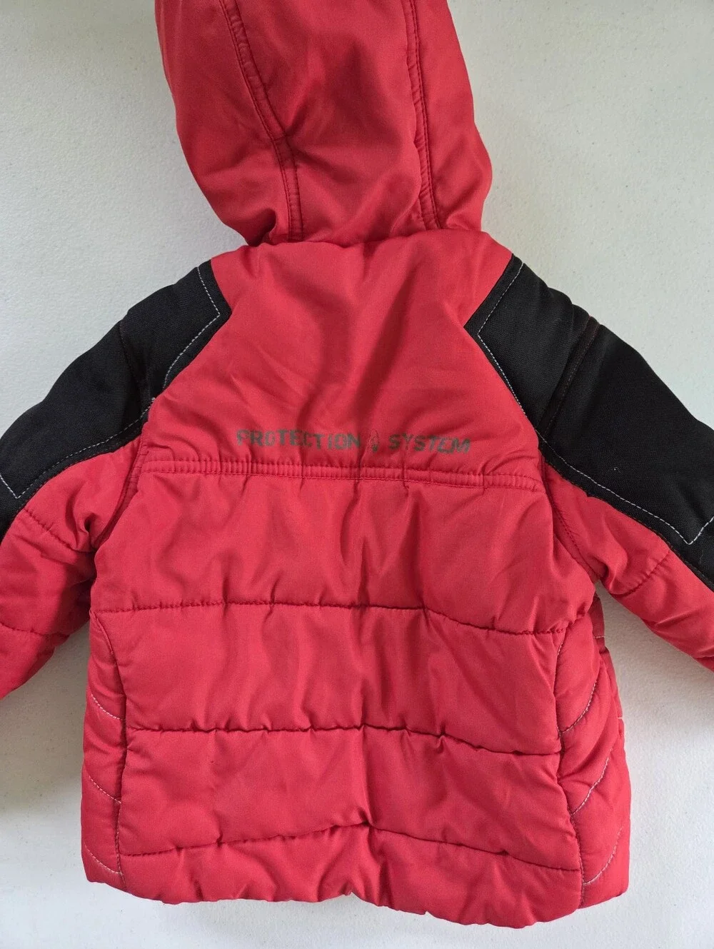 Protection System Toddler Boys Heavyweight Winter Puffer Jacket – Red/Black 2T